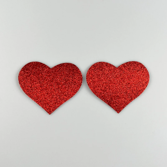 Glitter Heart Nipple Cover